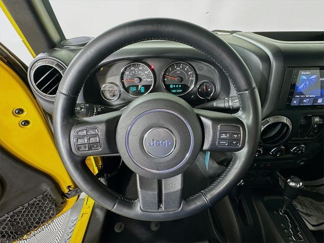 used 2015 Jeep Wrangler Unlimited car, priced at $15,391