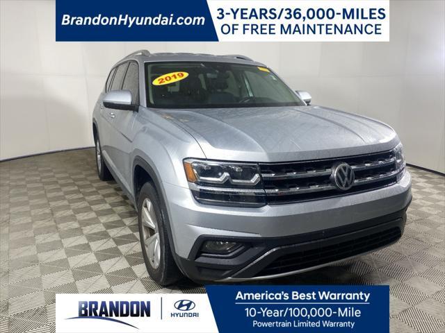 used 2019 Volkswagen Atlas car, priced at $18,691