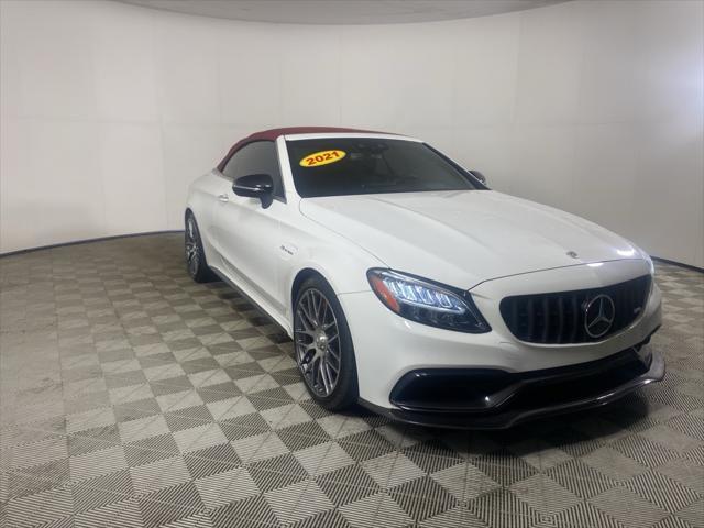 used 2021 Mercedes-Benz AMG C 63 car, priced at $63,991