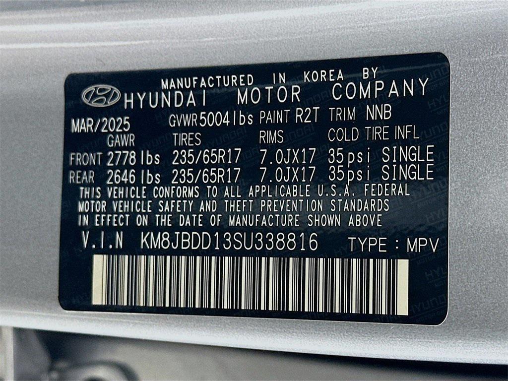 new 2025 Hyundai TUCSON Hybrid car, priced at $29,106