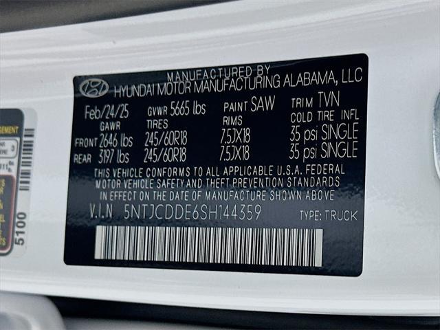 new 2025 Hyundai SANTA CRUZ car, priced at $34,571