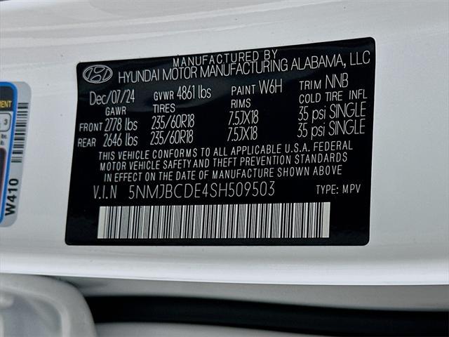 new 2025 Hyundai Tucson car, priced at $31,802