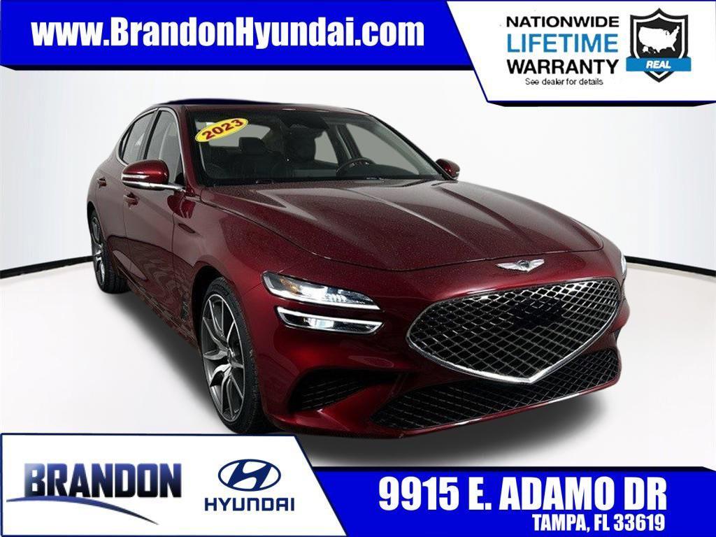 used 2023 Genesis G70 car, priced at $27,868