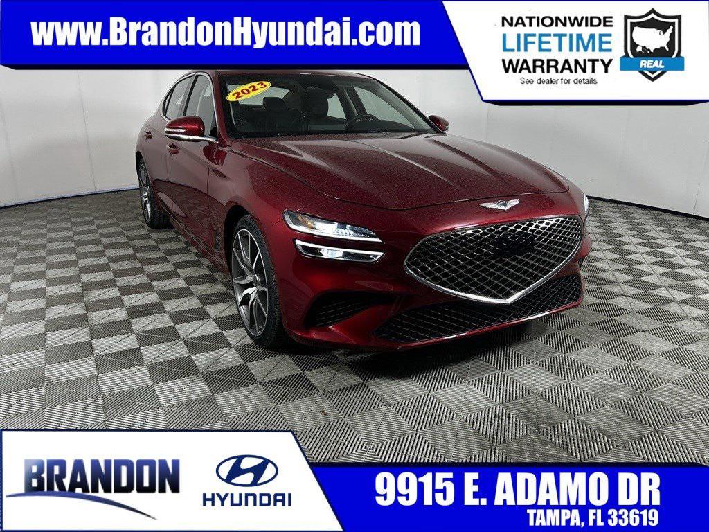 used 2023 Genesis G70 car, priced at $28,273