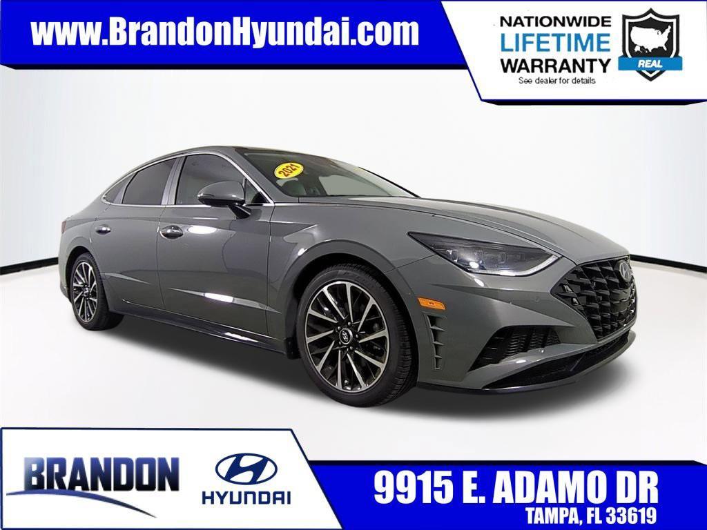 used 2021 Hyundai Sonata car, priced at $20,221