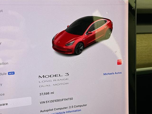 used 2018 Tesla Model 3 car, priced at $23,491