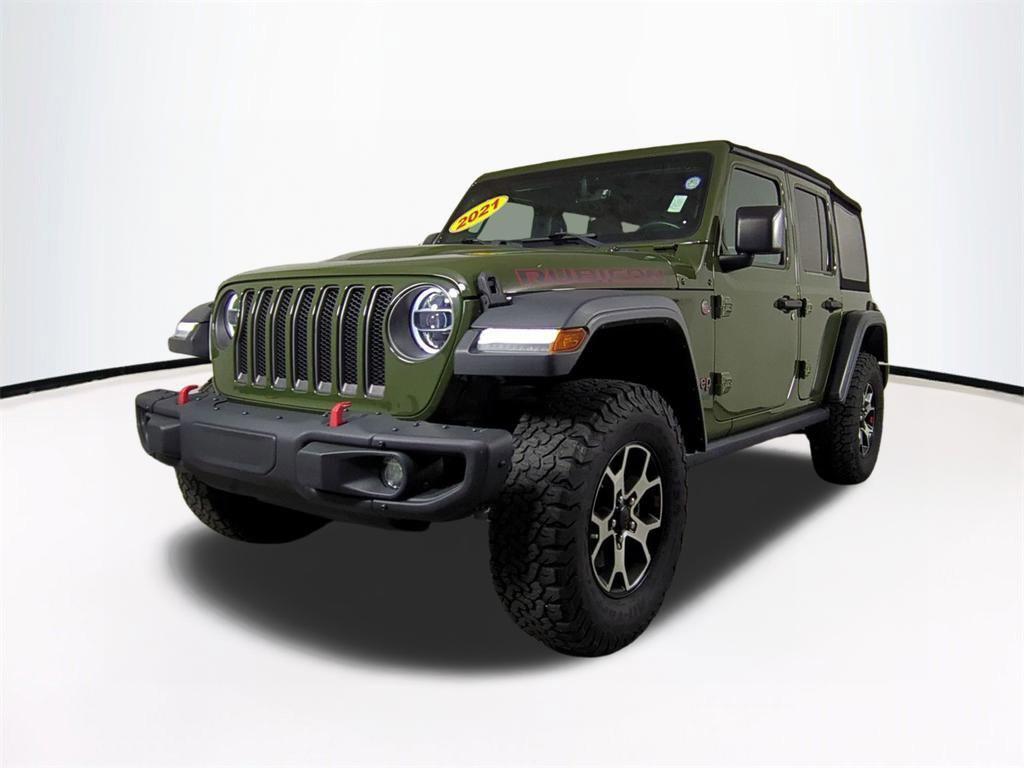 used 2021 Jeep Wrangler Unlimited car, priced at $33,487