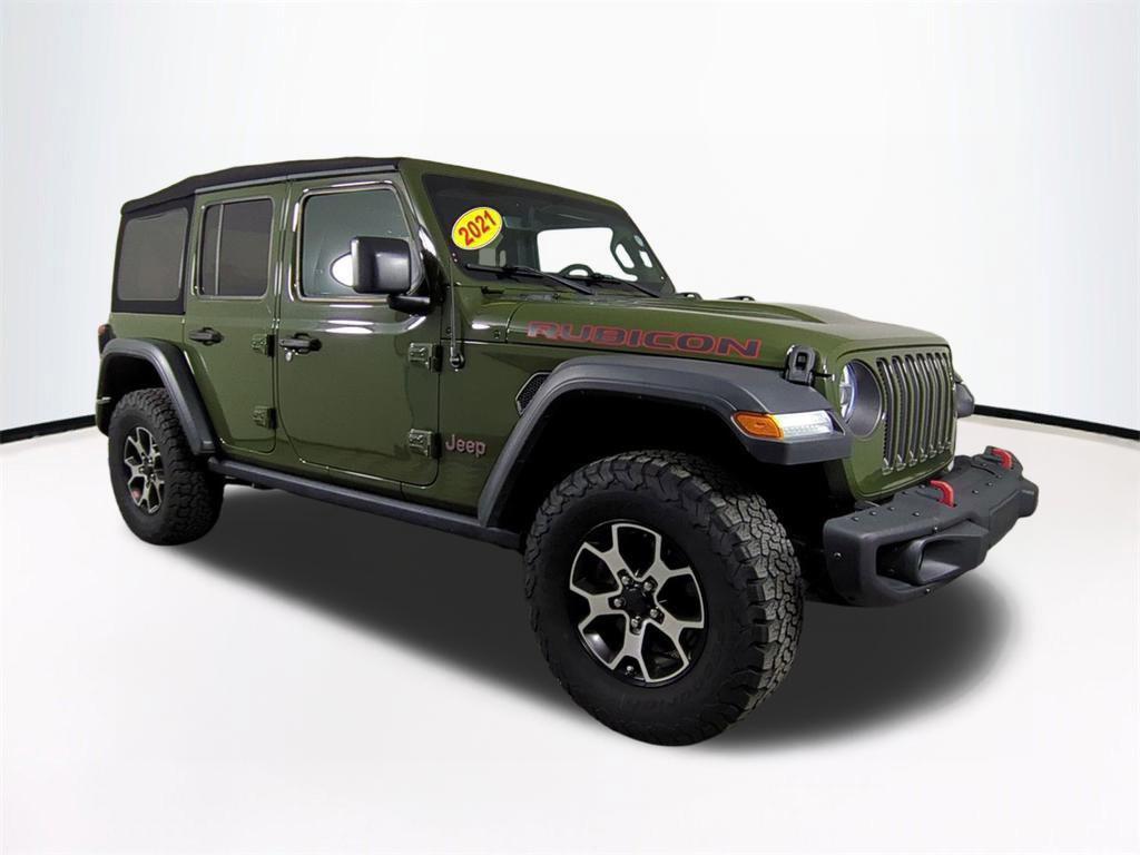 used 2021 Jeep Wrangler Unlimited car, priced at $33,487