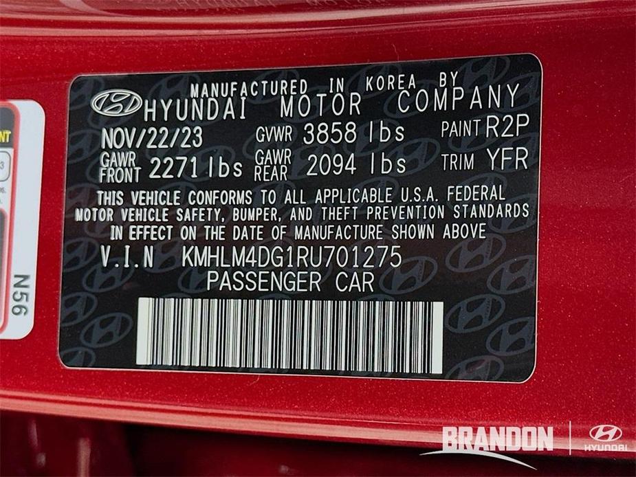 new 2024 Hyundai Elantra car, priced at $24,291