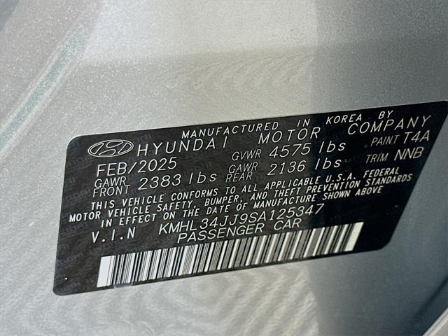 new 2025 Hyundai Sonata Hybrid car, priced at $30,793