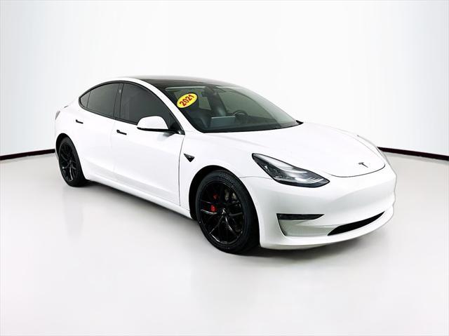 used 2021 Tesla Model 3 car, priced at $24,293