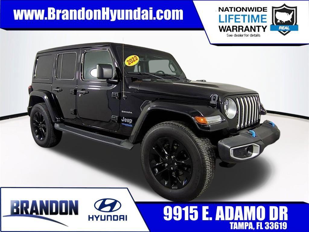 used 2022 Jeep Wrangler Unlimited 4xe car, priced at $32,942