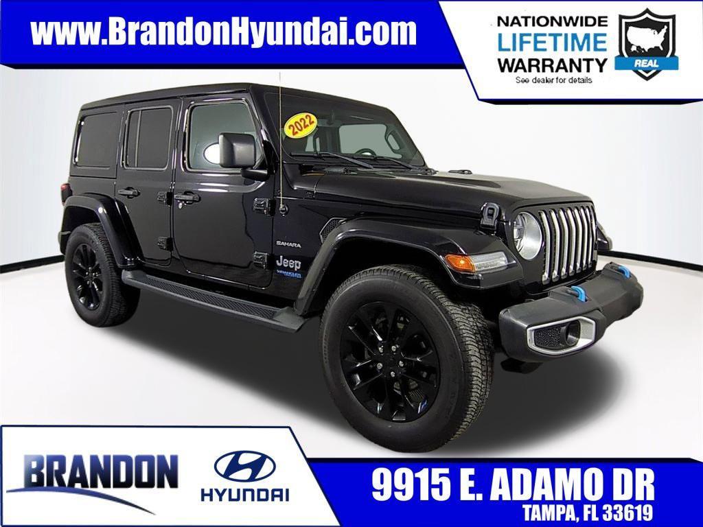 used 2022 Jeep Wrangler Unlimited 4xe car, priced at $34,688