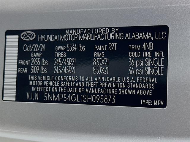 new 2025 Hyundai Santa Fe car, priced at $45,221