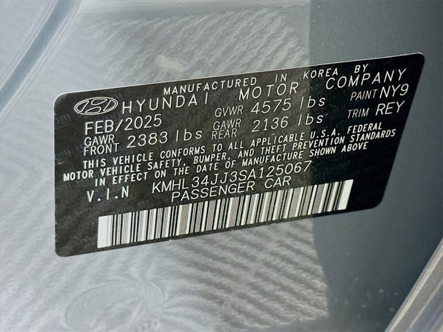new 2025 Hyundai Sonata Hybrid car, priced at $30,788
