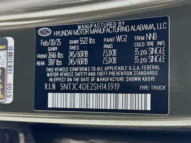 new 2025 Hyundai SANTA CRUZ car, priced at $33,218