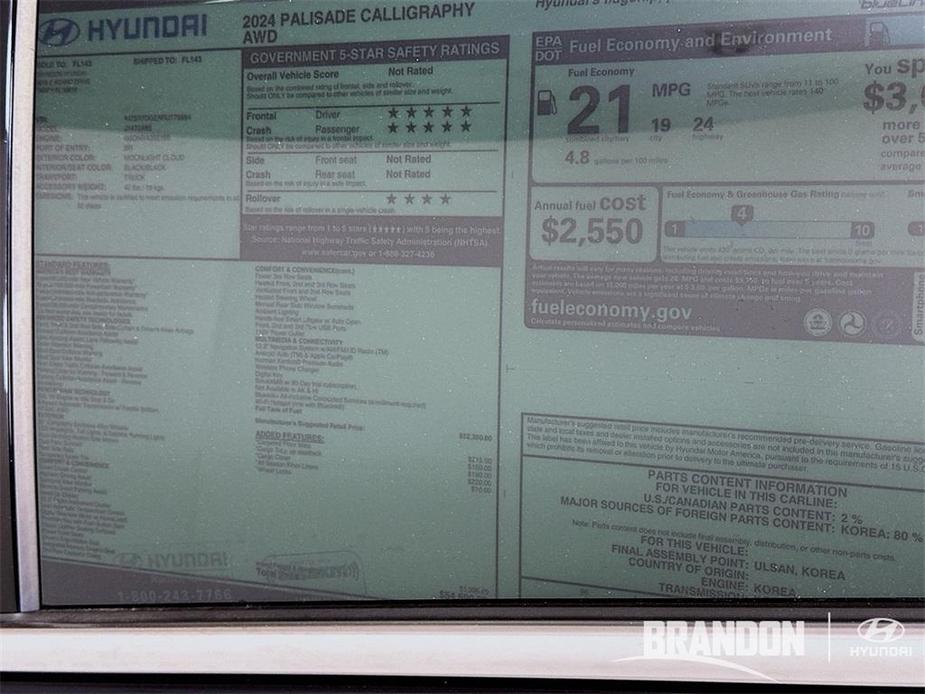 new 2024 Hyundai Palisade car, priced at $51,876
