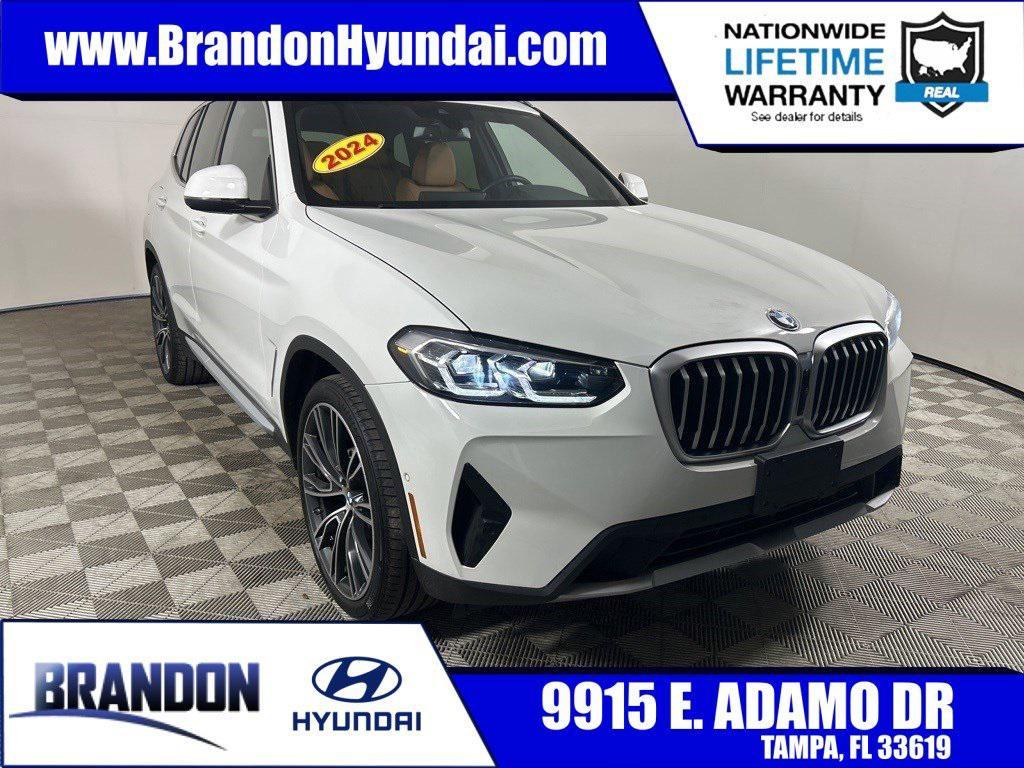 used 2024 BMW X3 car, priced at $38,347
