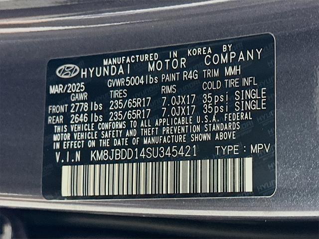 new 2025 Hyundai TUCSON Hybrid car, priced at $33,575