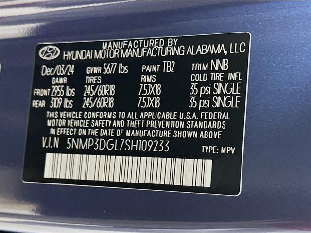 new 2025 Hyundai Santa Fe car, priced at $39,570