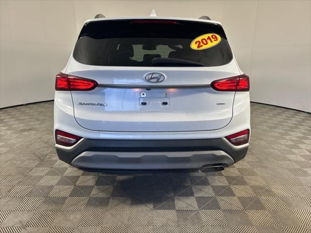 used 2019 Hyundai Santa Fe car, priced at $17,191