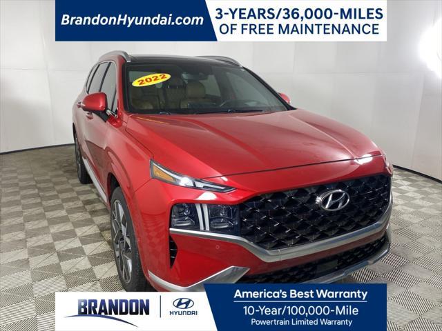 used 2022 Hyundai Santa Fe car, priced at $27,991