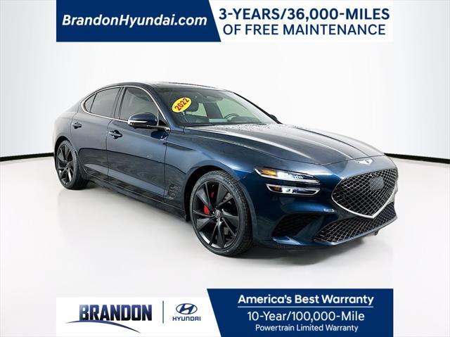 used 2022 Genesis G70 car, priced at $31,691