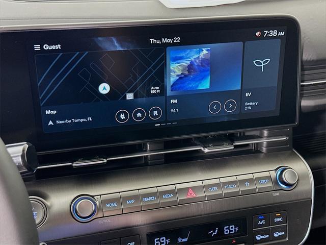 new 2025 Hyundai Kona EV car, priced at $38,359