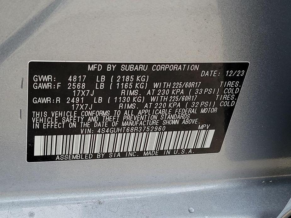 new 2024 Subaru Crosstrek car, priced at $34,454