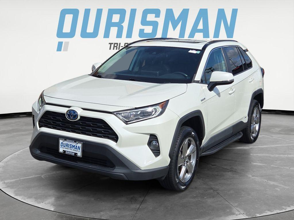 used 2021 Toyota RAV4 Hybrid car, priced at $28,000