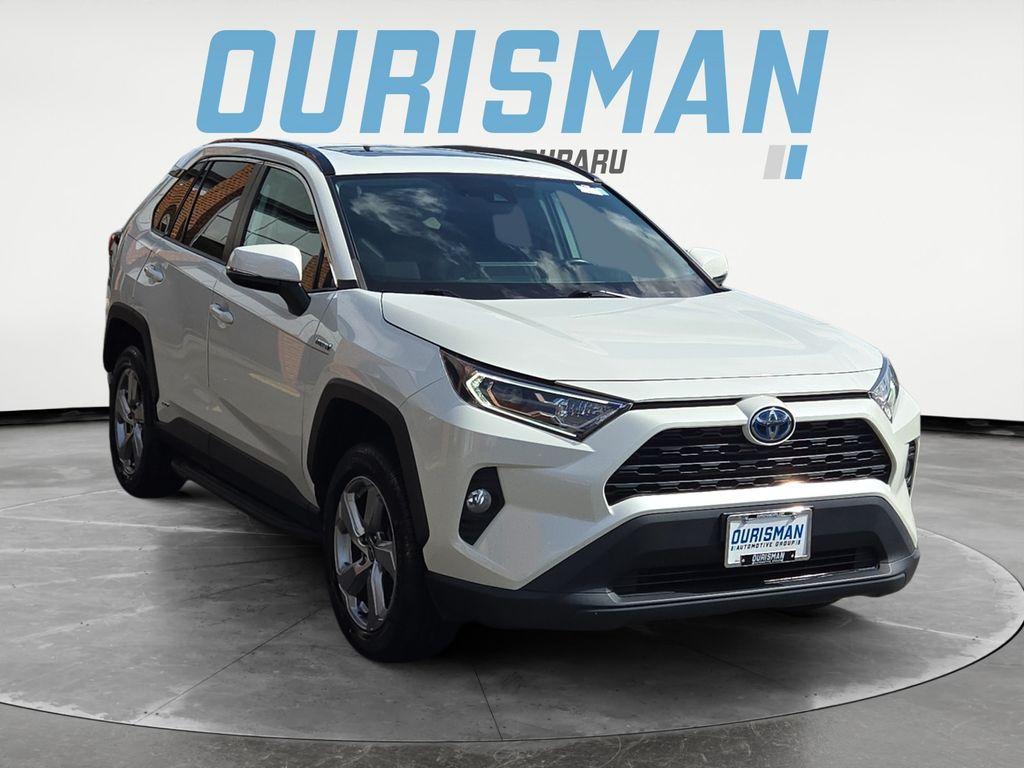 used 2021 Toyota RAV4 Hybrid car, priced at $28,000