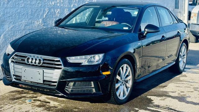 used 2018 Audi A4 car, priced at $17,500