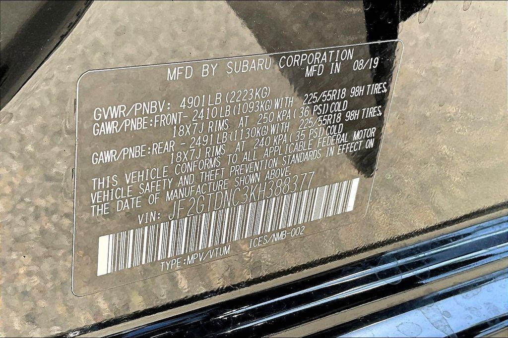 used 2019 Subaru Crosstrek Hybrid car, priced at $22,178