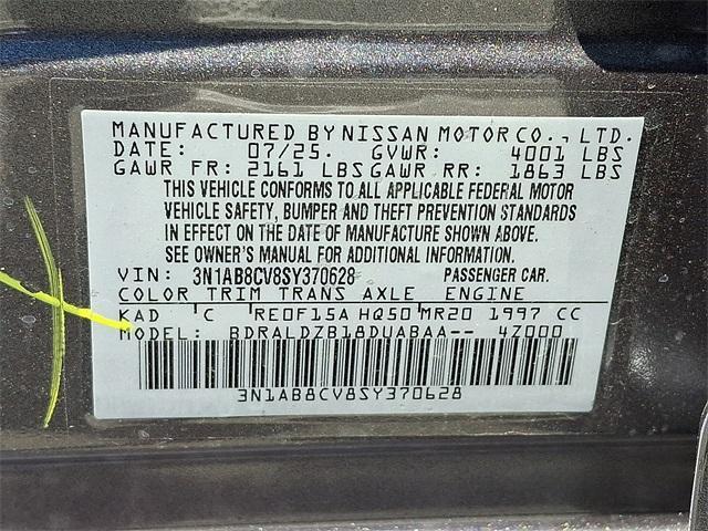 new 2025 Nissan Sentra car, priced at $26,233