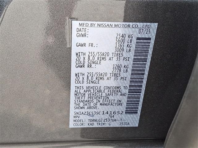 new 2025 Nissan Murano car, priced at $45,904