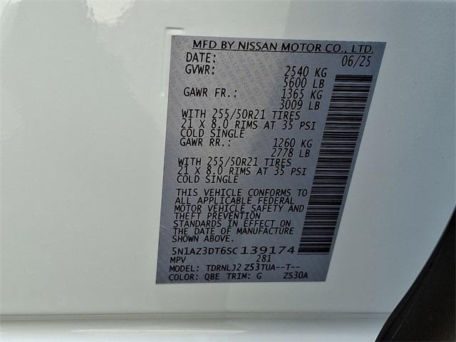 new 2025 Nissan Murano car, priced at $50,781