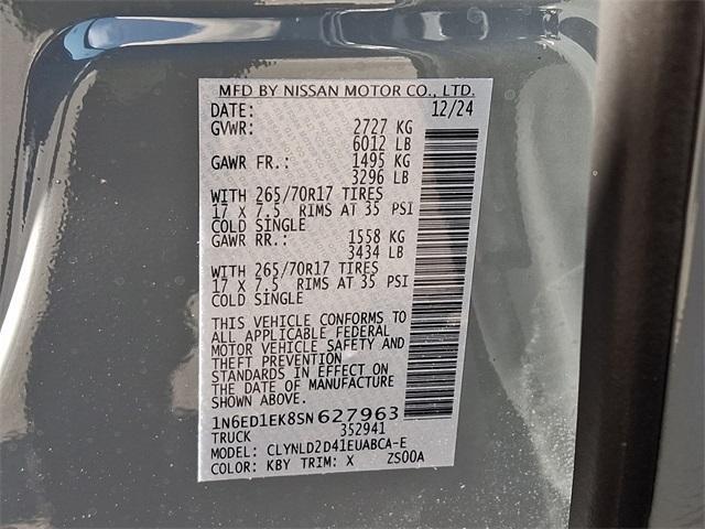 new 2025 Nissan Frontier car, priced at $45,069