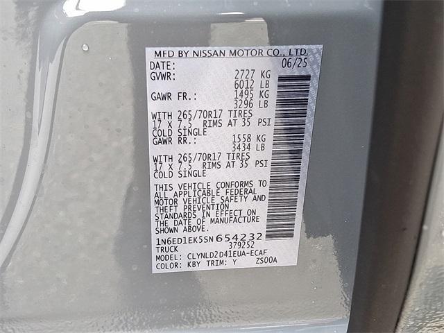 new 2025 Nissan Frontier car, priced at $48,700