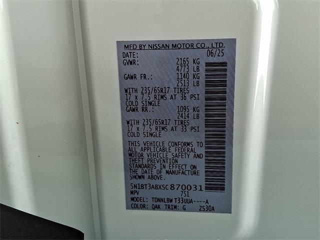 new 2025 Nissan Rogue car, priced at $31,543