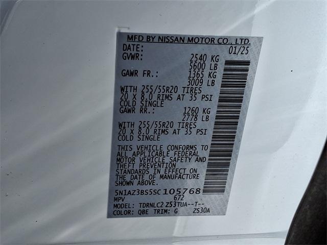 new 2025 Nissan Murano car, priced at $42,361