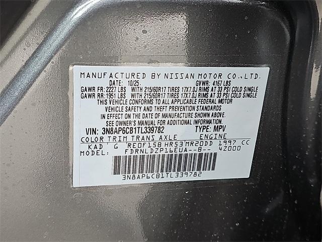 new 2026 Nissan Kicks car, priced at $27,440