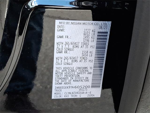 new 2026 Nissan Frontier car, priced at $39,627