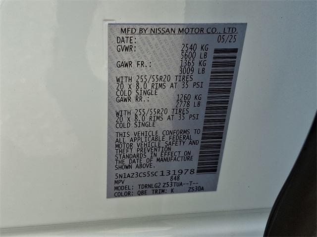 new 2025 Nissan Murano car, priced at $47,922
