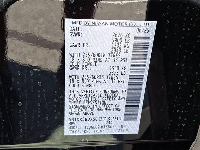new 2025 Nissan Pathfinder car, priced at $43,559