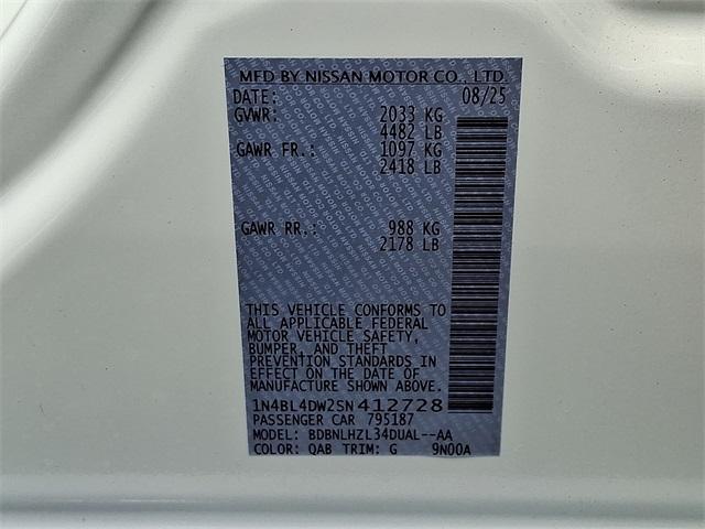 new 2025 Nissan Altima car, priced at $30,133