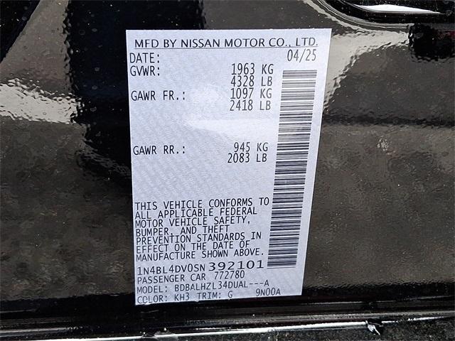 new 2025 Nissan Altima car, priced at $29,127