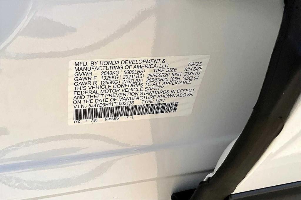 new 2026 Acura MDX car, priced at $59,150