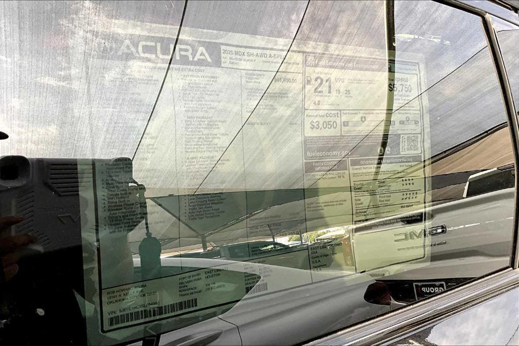 new 2025 Acura MDX car, priced at $63,750