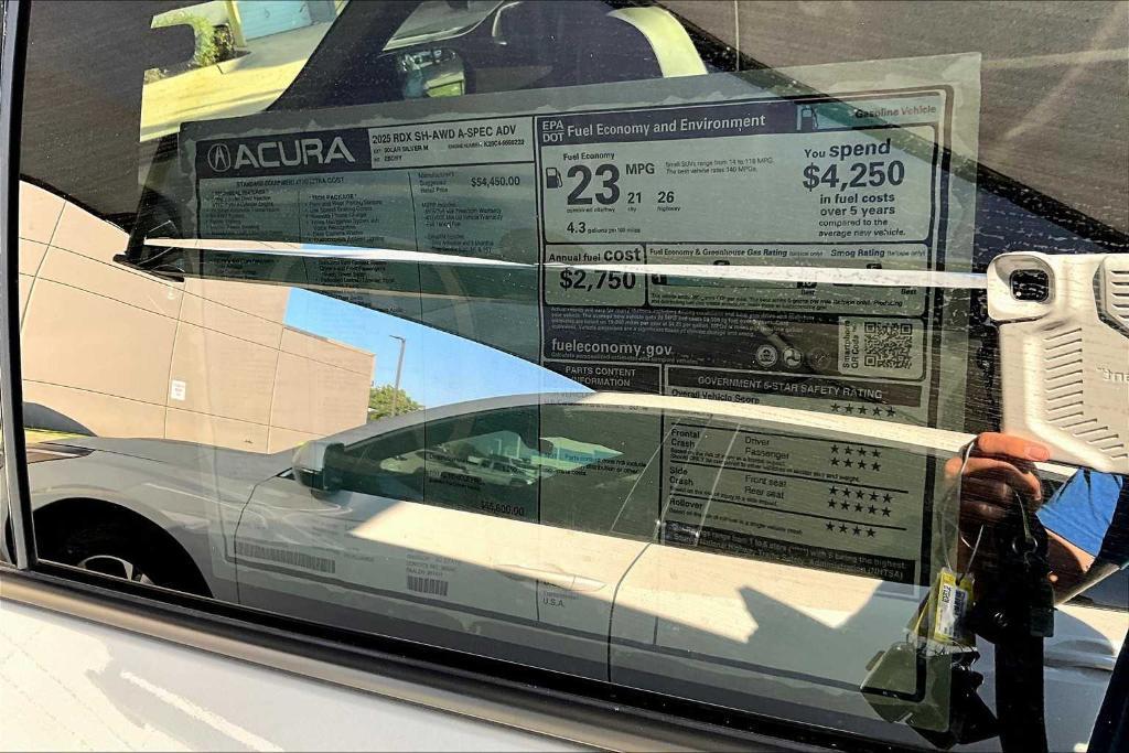 new 2025 Acura RDX car, priced at $55,800