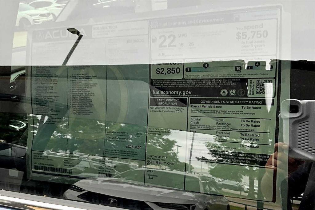 new 2026 Acura MDX car, priced at $58,550